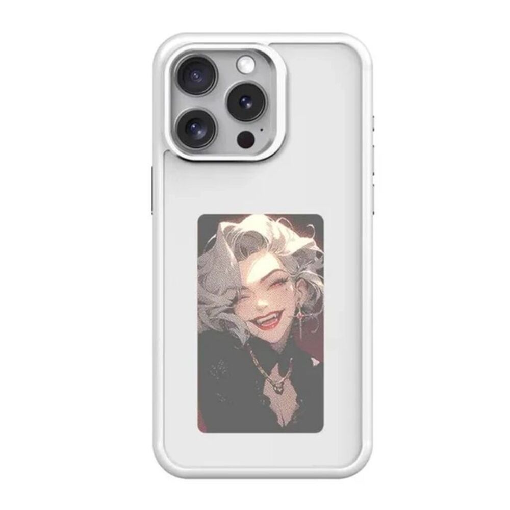 New-Tech NFC Function Phone Case for  15 14 13 Pro Max DIY Cases E Ink Screen Ph
